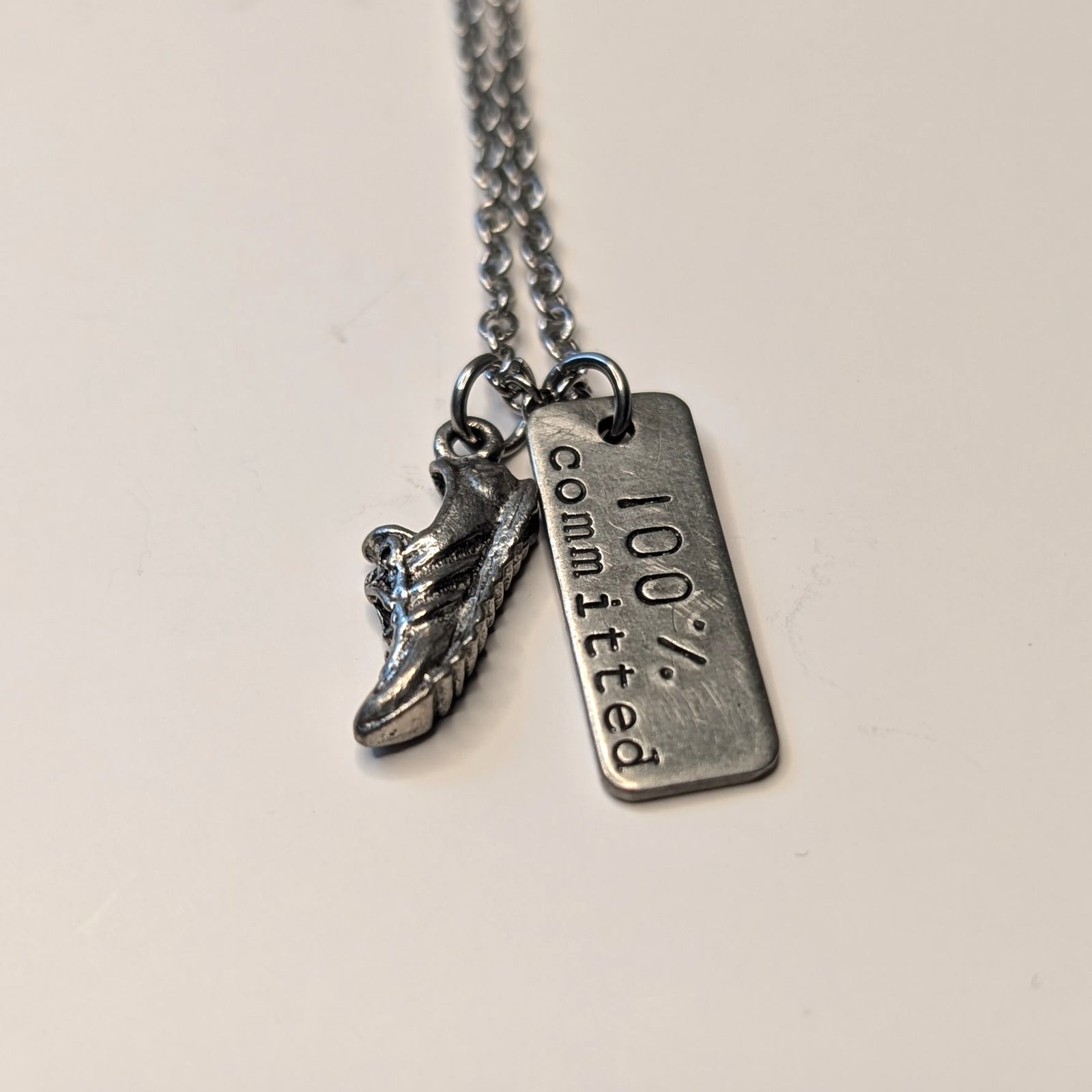 100% Committed to the Run Necklace