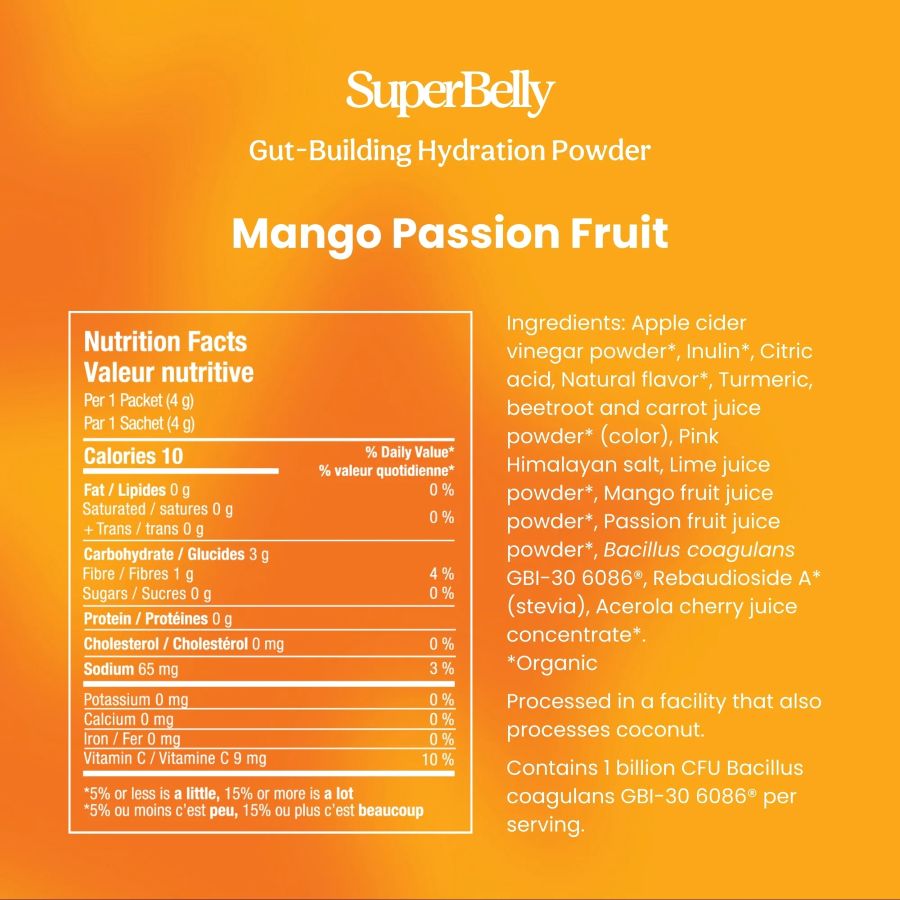 SuperBelly - Mango Passion Fruit