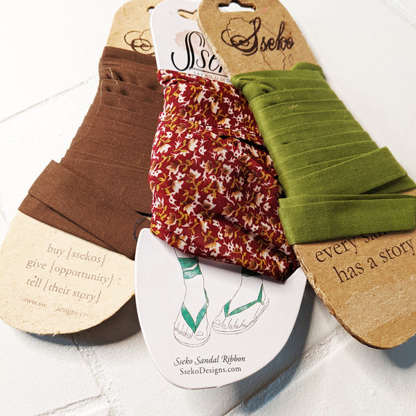 靴 M me eme Sheer dot ribbon sport sanda Sseko Brown Leather Ribbon Sandals – Orangefish