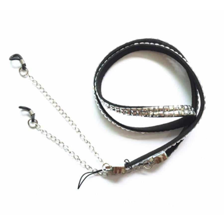 Rhinestone Crystal Eye Glass Holder