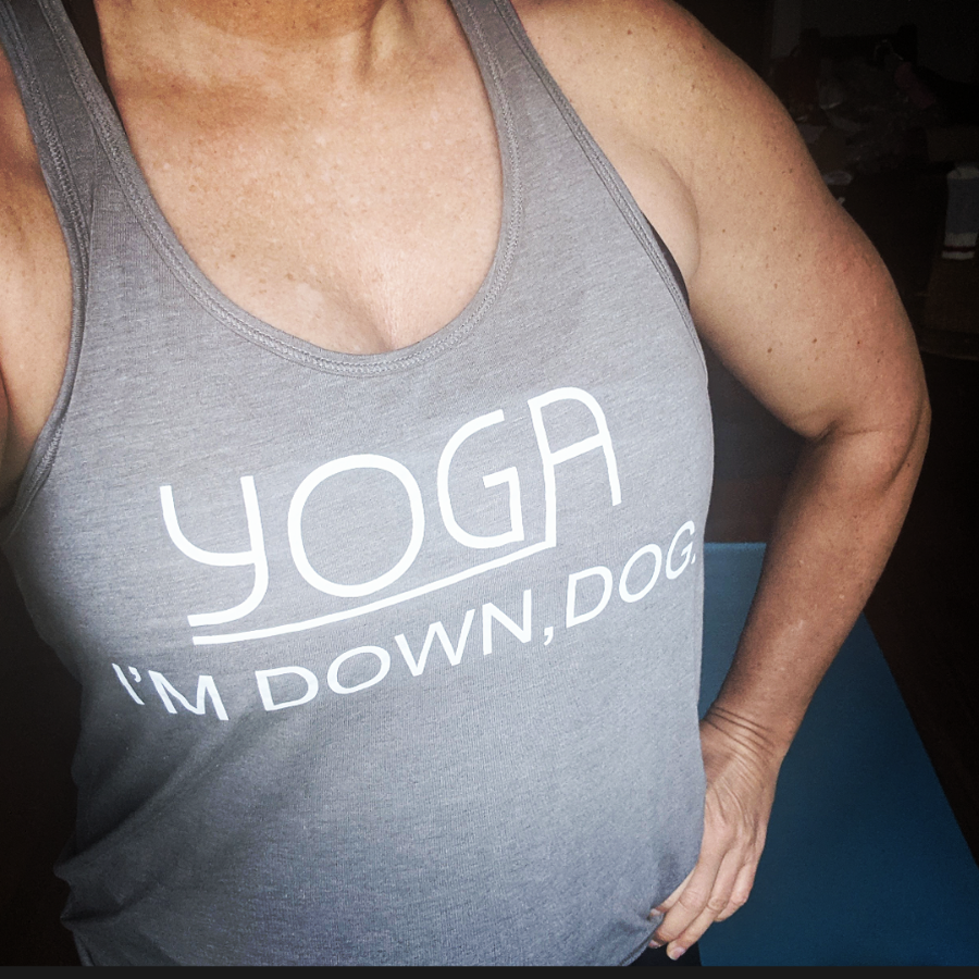 Yoga, I'm Down Dog Slouch Tank