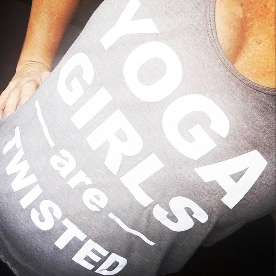 Yoga Girls Are Twisted Slouch Tank