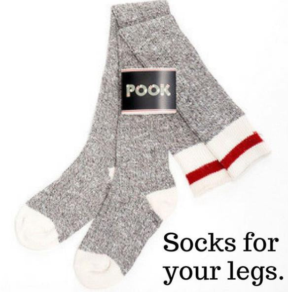 Pook-Socks-Thigh-High-Red-Stripe-in-Toronto