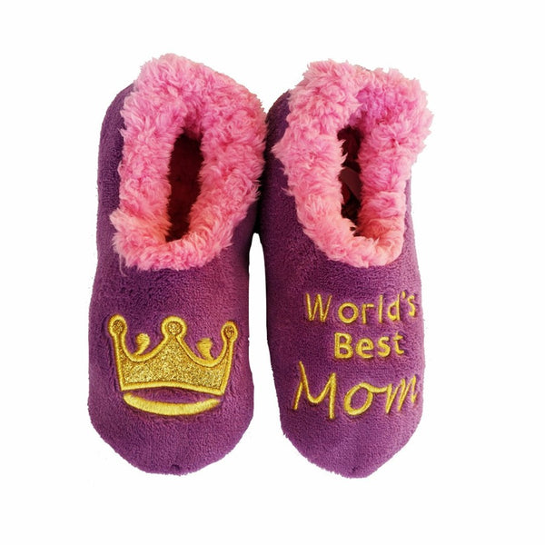 World's Best Mom Snoozie Slippers – Orangefish