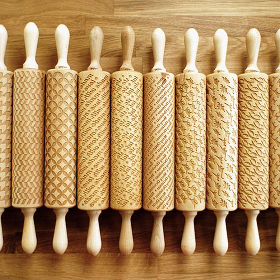 Heart Embossing Rolling Pin