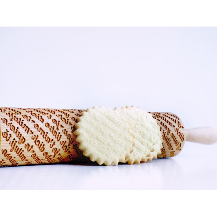 I Love You - J'taime Embossing Rolling Pin