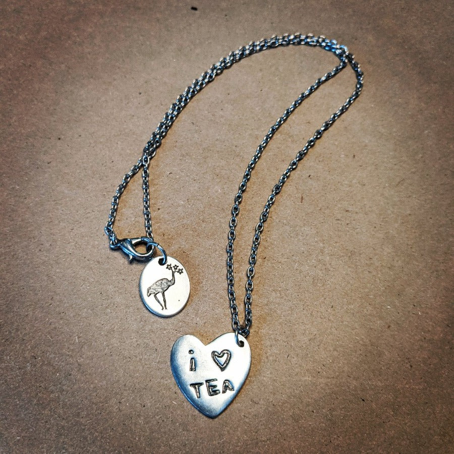 I Heart Tea Necklace