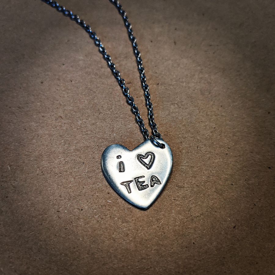 I Heart Tea Necklace