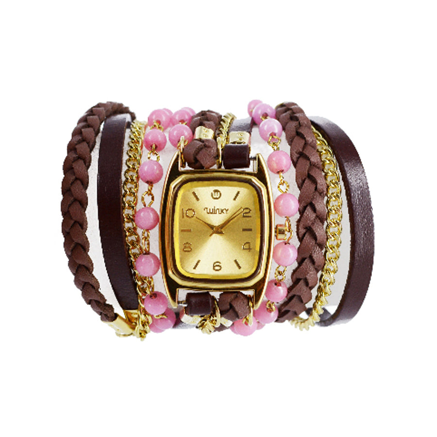 Sweet Dreams Strawberry Shortcake Bracelet Wrap Watch