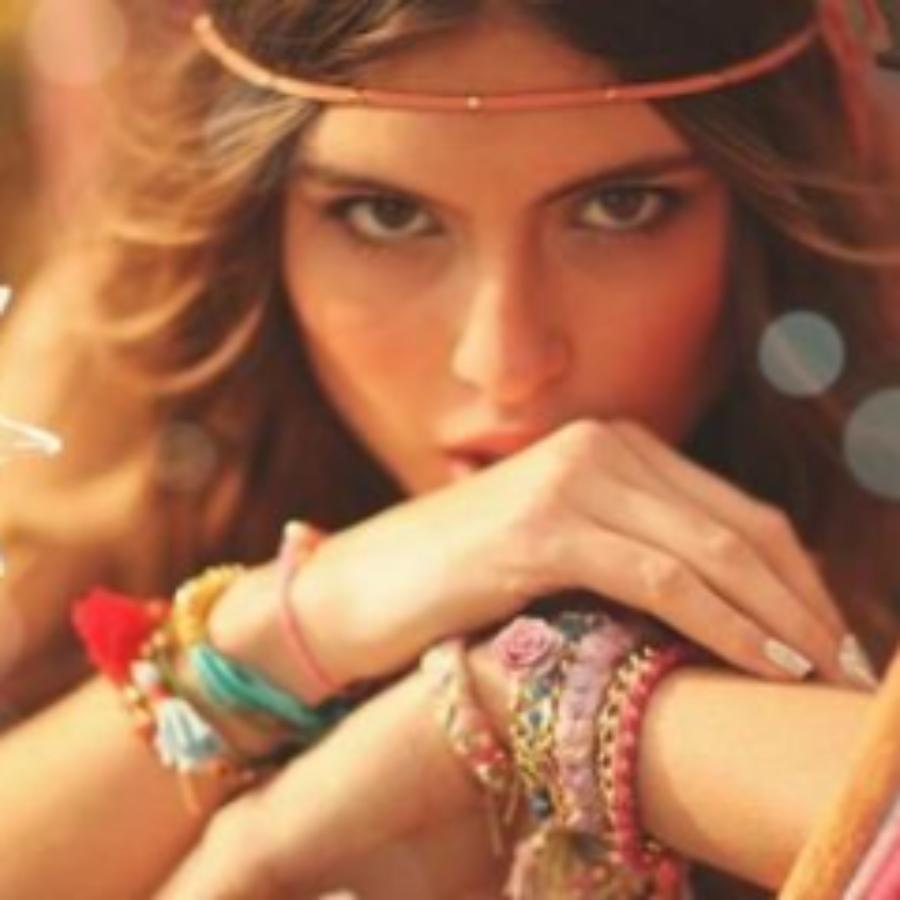 Stone Om Bracelet