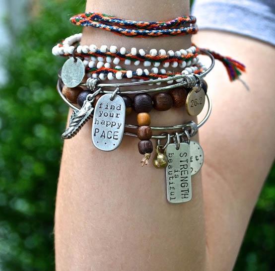 Custom Workout Charm Bracelet