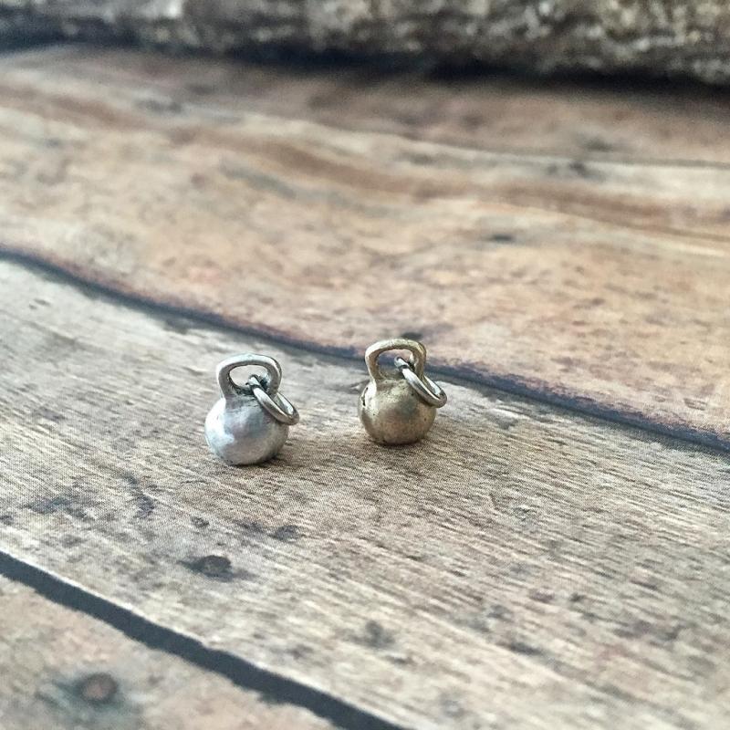 Mini Kettlebell Charm