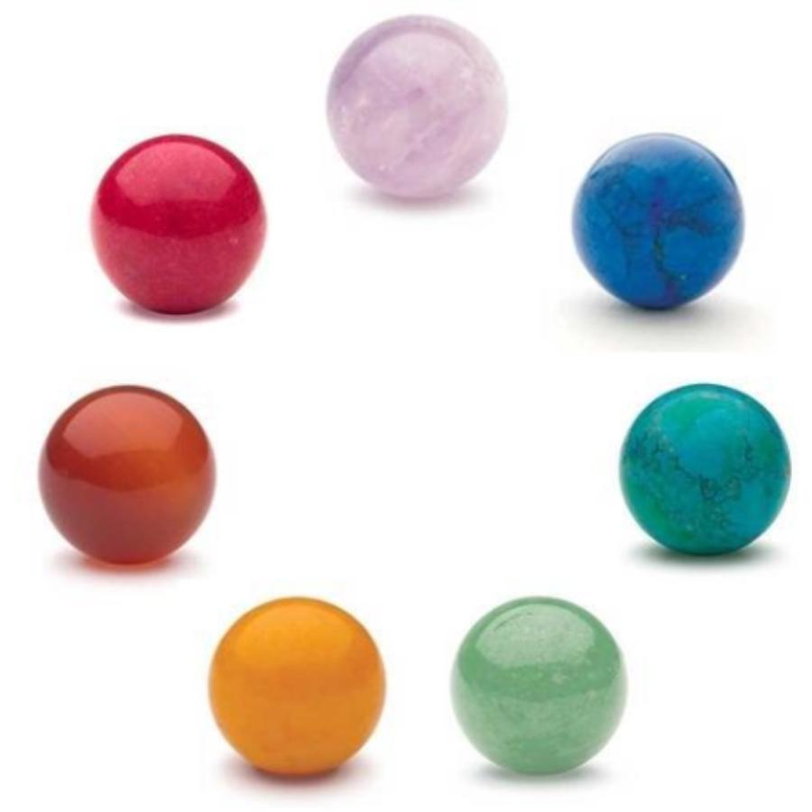 Chakra Marble Set