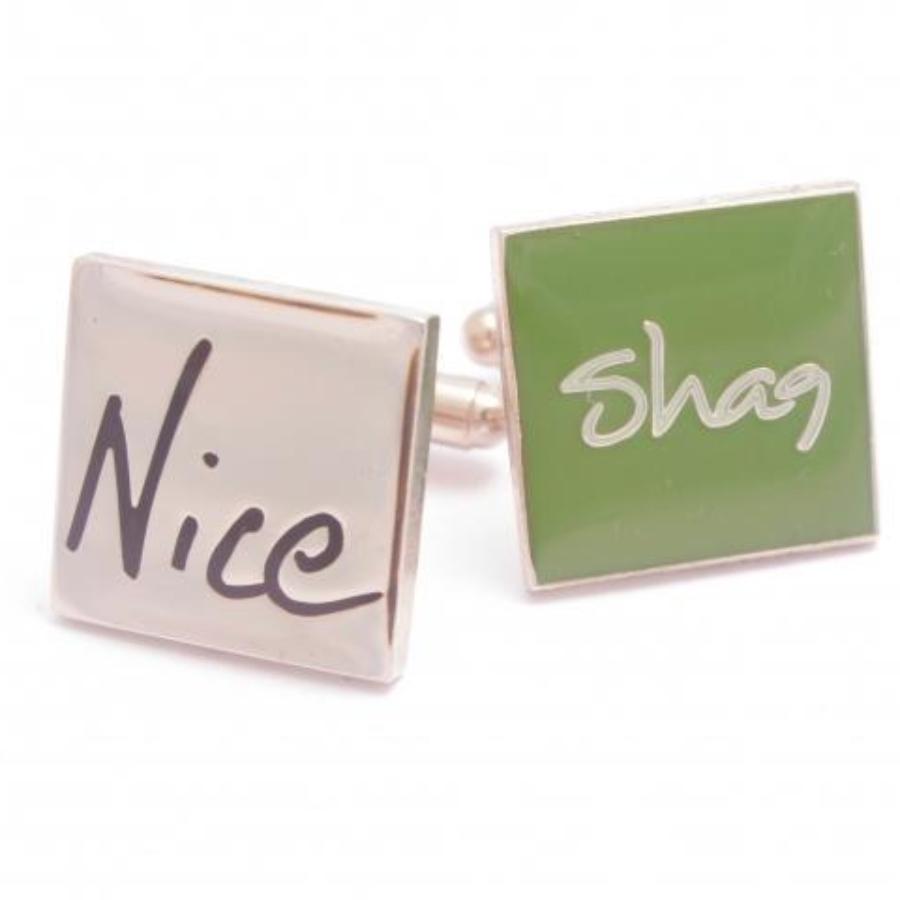 Nice Shag Cufflinks