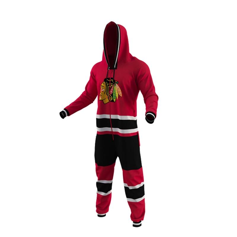 Chicago Blackhawks Hockey Sockey NHL Onesie