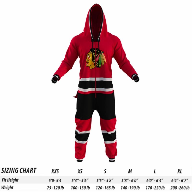 Chicago Blackhawks Hockey Sockey NHL Onesie