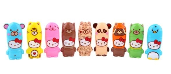 Hello Kitty Loves Animals Seal USB Key