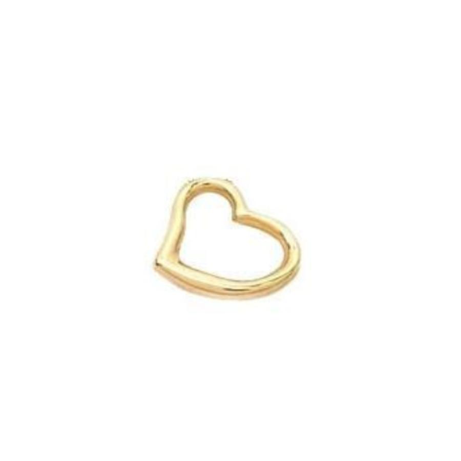 Large Floating Heart Charm
