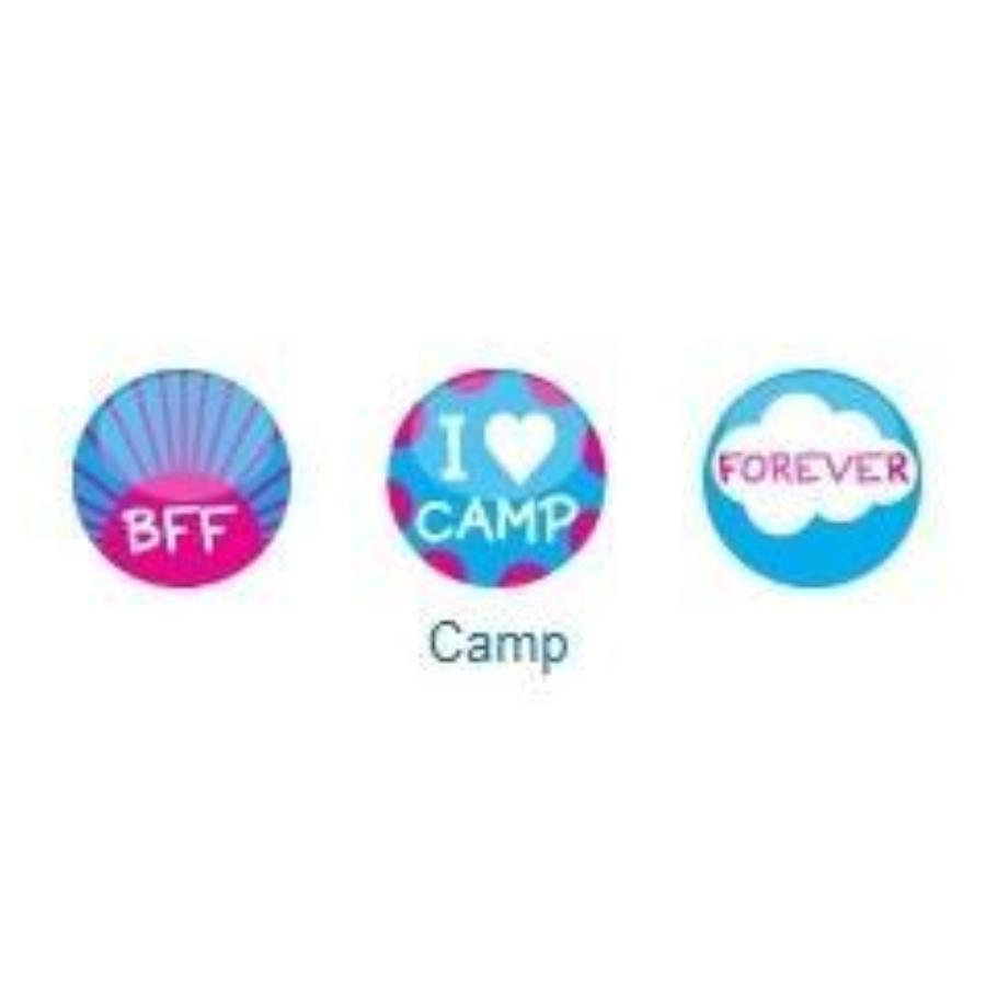 I Heart Camp Mogo Charm Set