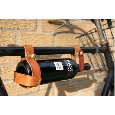 The Bicycle Wine Rack - Classic Leather