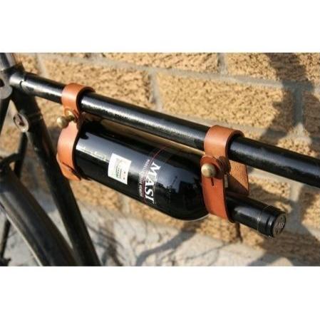 The Bicycle Wine Rack - Classic Leather