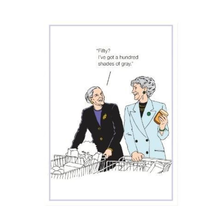 50 Shades of Grey Greeting Card