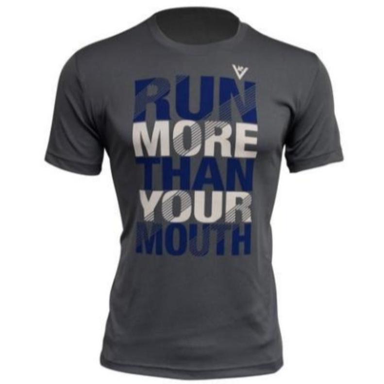 Run More Than Your Mouth Performance Men's T
