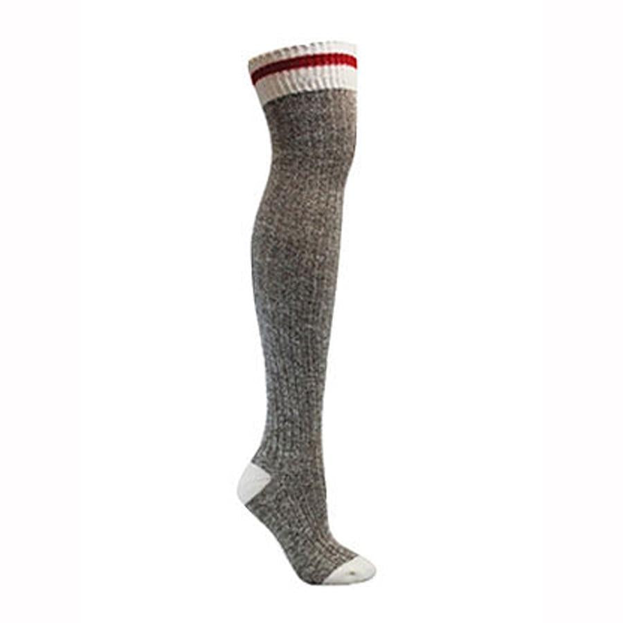 I am a Hockey Mom Don't Puck with Me Knee High Cotton Socks