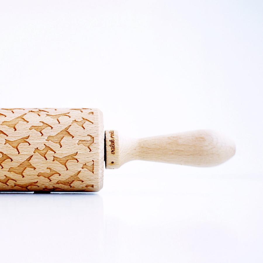 Dogs Embossing Rolling Pin