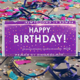 Happy Birthday Chocolate Bar – Peace By Chocolate