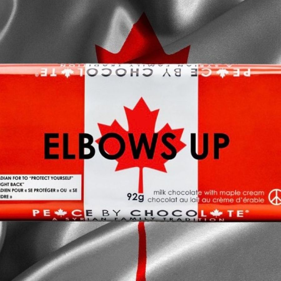 Elbows Up Chocolate Bar – Peace By Chocolate