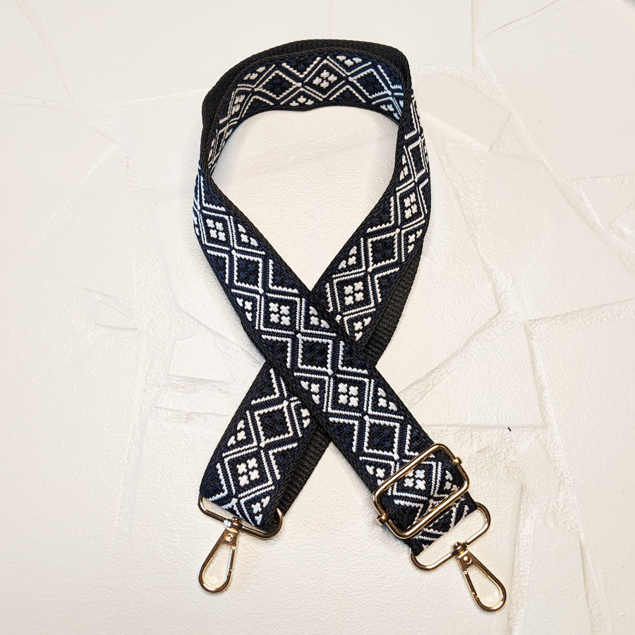 Midnight Blue Chic Geometric Strap