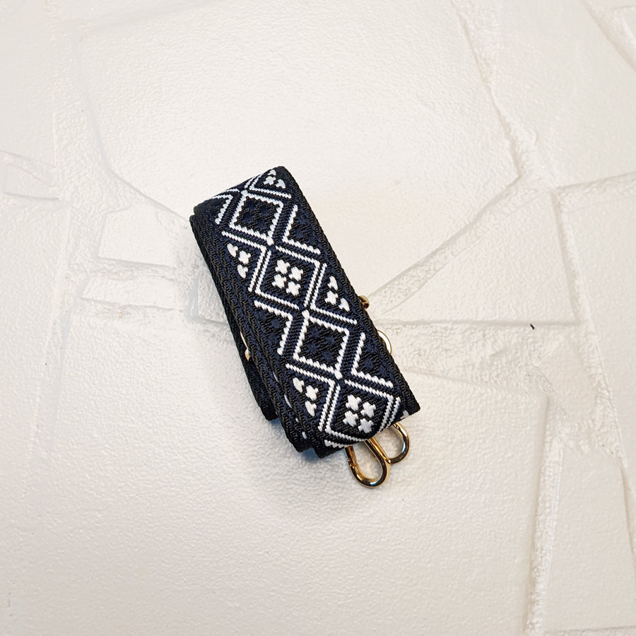 Midnight Blue Chic Geometric Strap