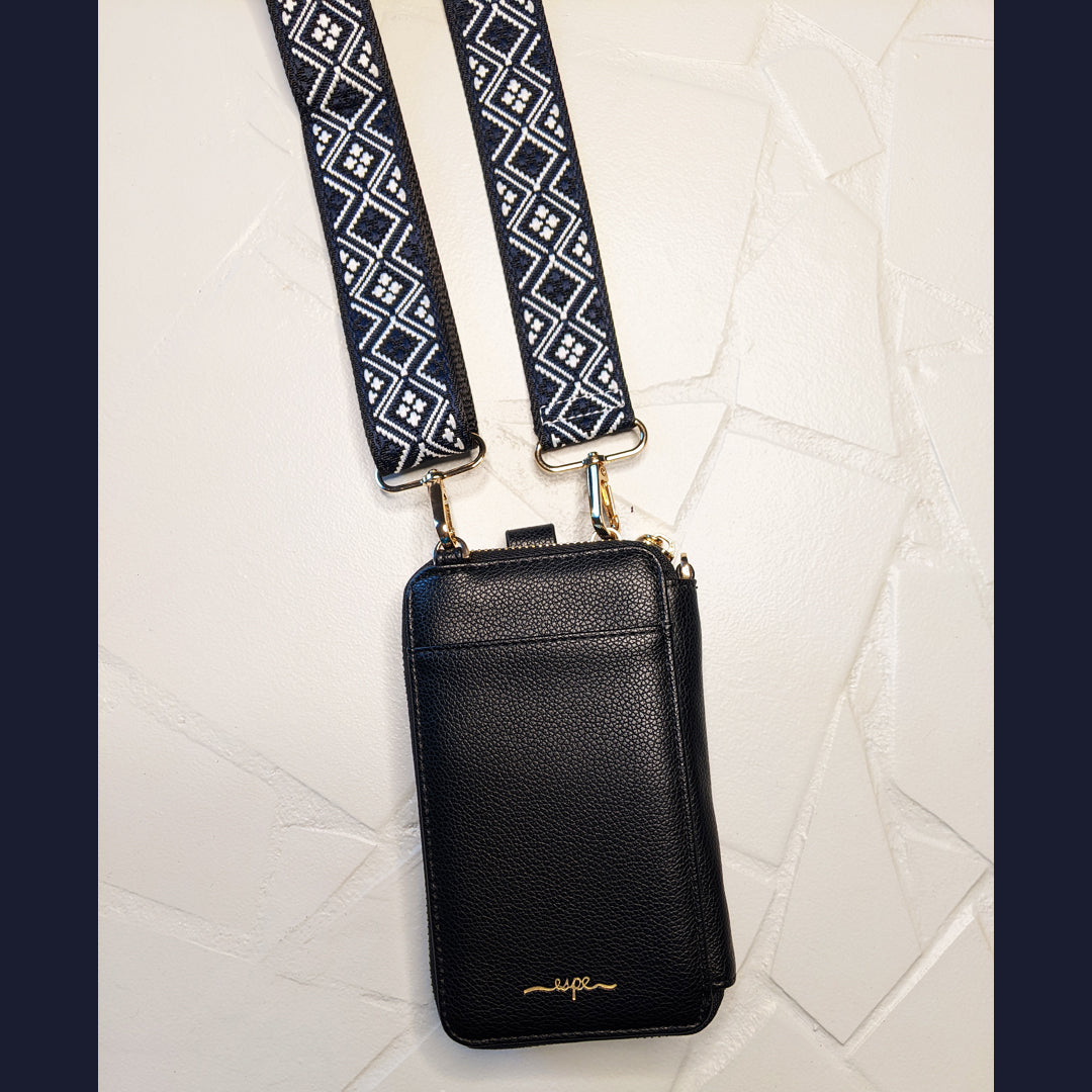 Midnight Blue Chic Geometric Strap