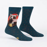 Bearly Awake Men's Crew Socks