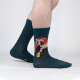 Bearly Awake Men's Crew Socks