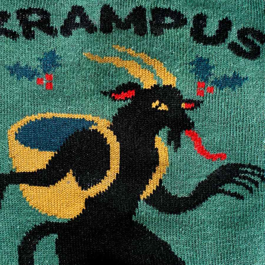 Krampus Believes in You Men's Crew Socks