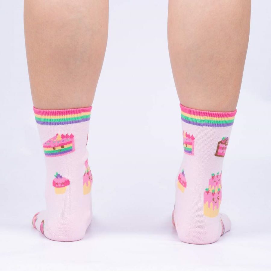 Life Is Batter With Cake Women's Crew Socks