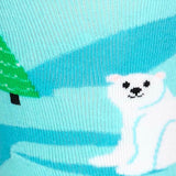 Polar Bear Stare Funky Knee High Socks