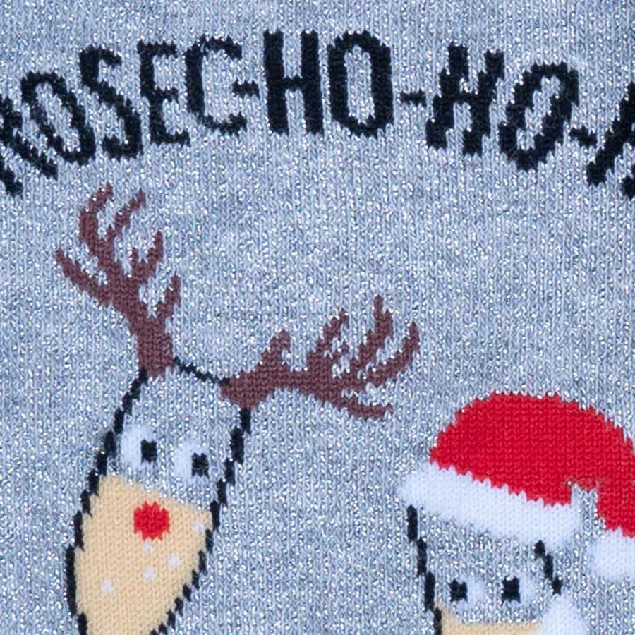 Prosec-ho-ho-ho! (Shimmer) Women's Crew Socks