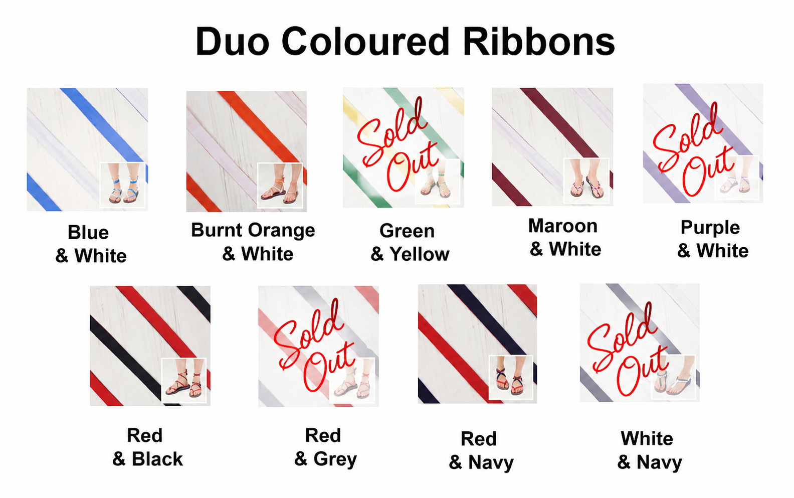 Sseko Ribbons - Duo Coloured