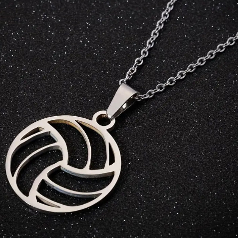 Gold Volleyball Earrings