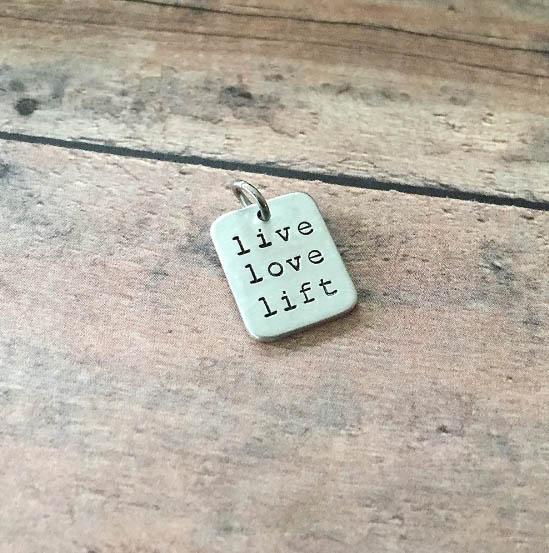 I am Stronger Than My Excuses & Love to Lift Necklace
