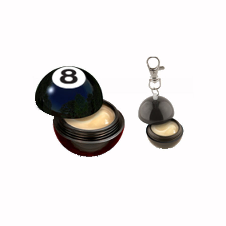 8 Ball Lip Balm Key Chain