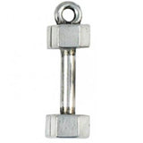 Dumbbell Charm