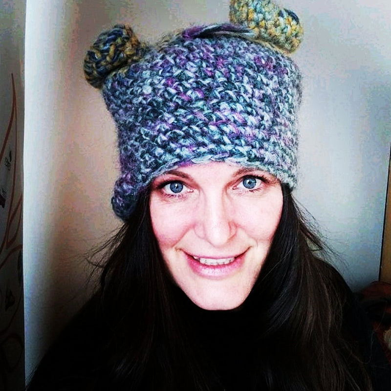 Yellow & Blue Spike Hat