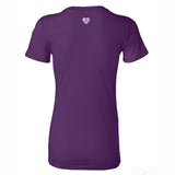 I Don't Sweat I Sparkle Womens Purple T-Shirt