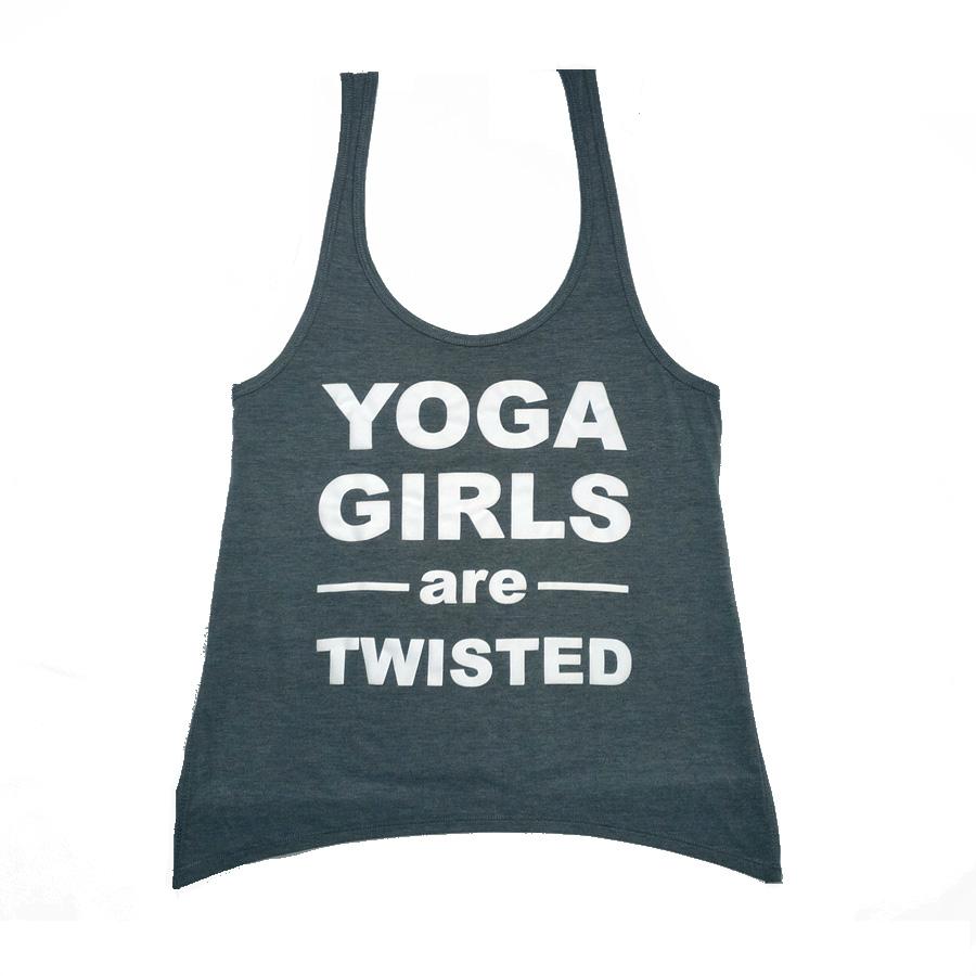 Yoga Girls Are Twisted Slouch Tank