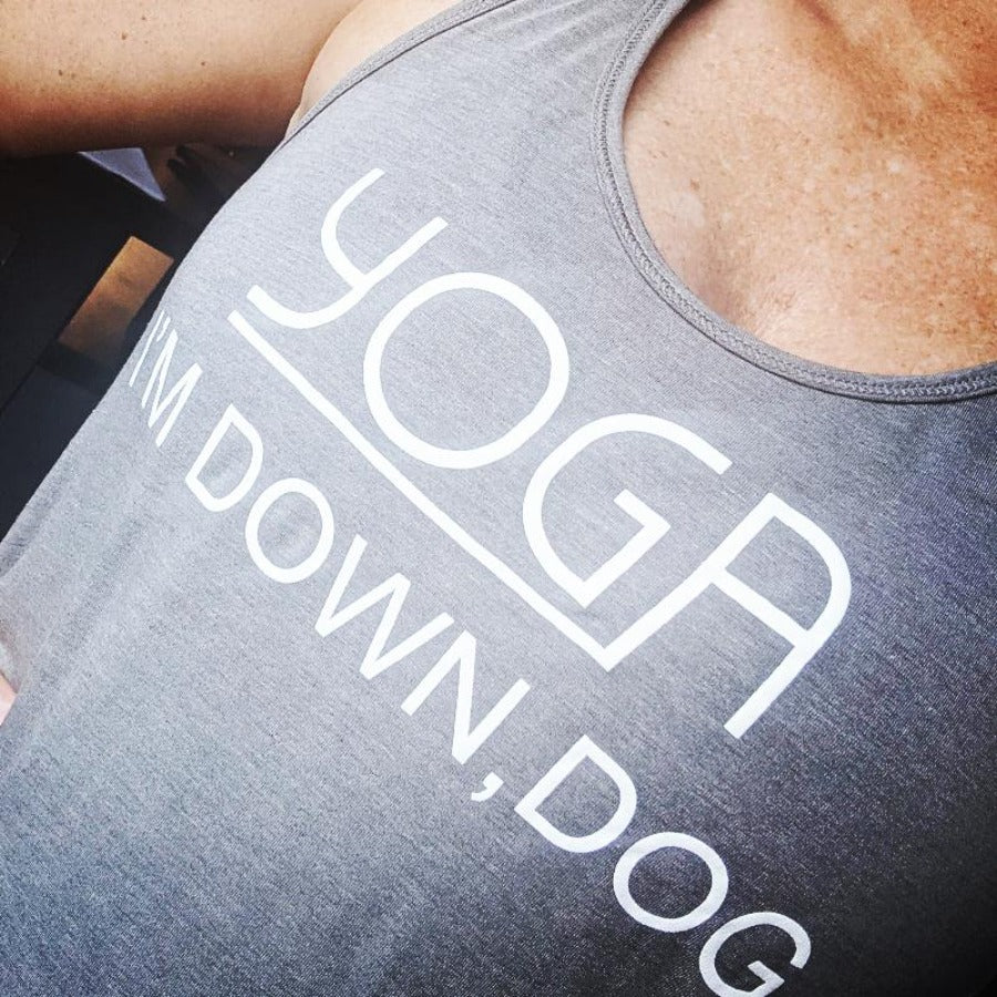 Yoga, I'm Down Dog Slouch Tank