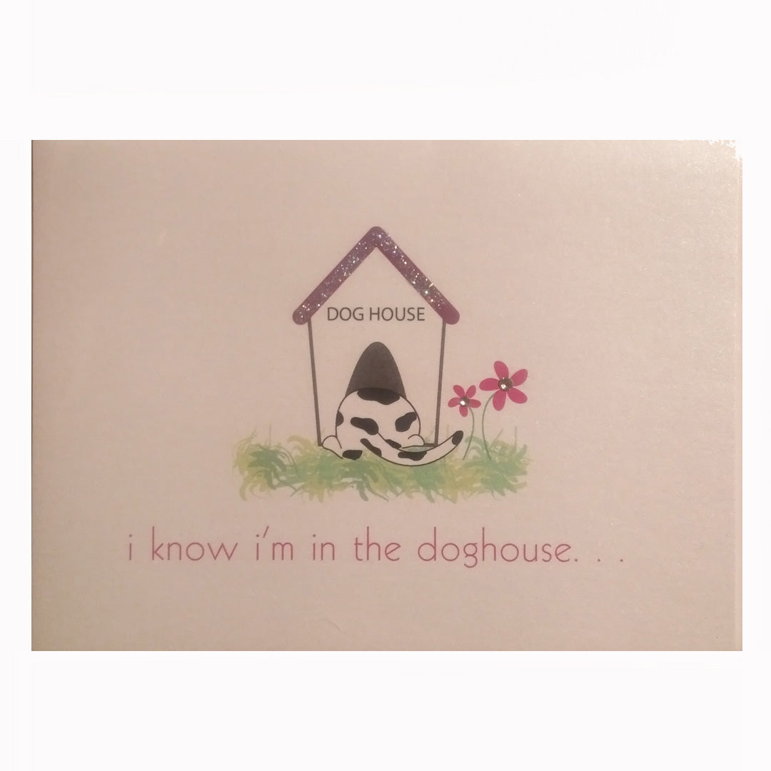 In the Doghouse Greeting Card